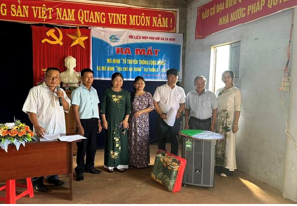 Lễ ra mắt mô hình “Tổ truyền thông cộng đồng và Địa chỉ an toàn”